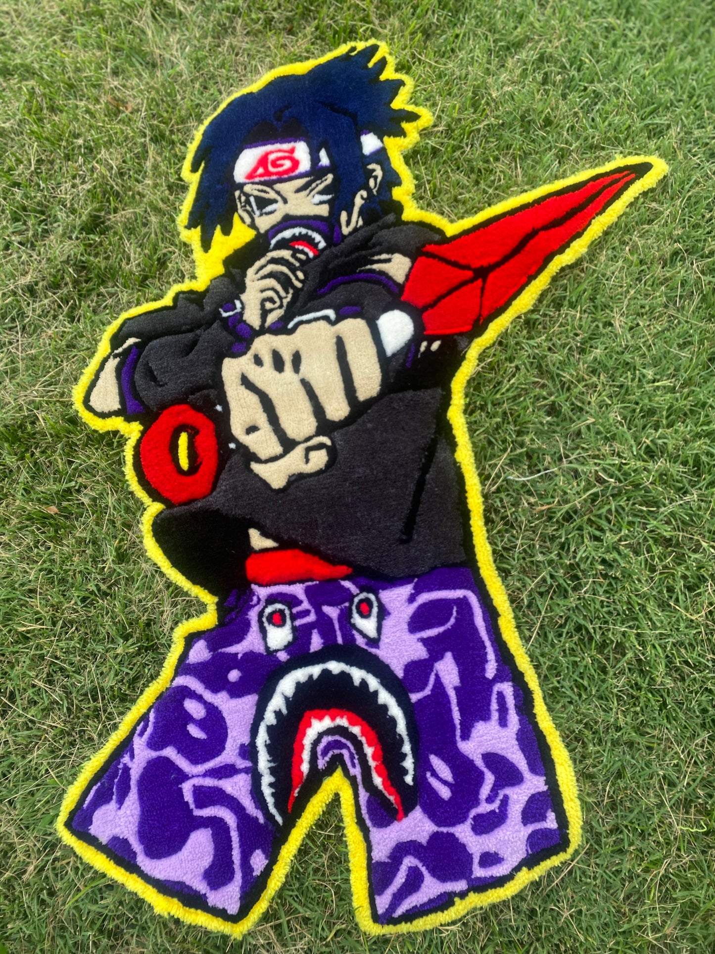 Custom Sasuke Rug (FREE SHIPPING)